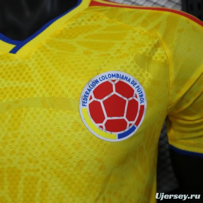 Player Version 2025 Colombia Home Jersey