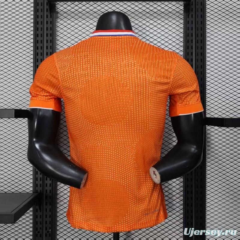 Player Version 2025 Netherlands Home Jersey