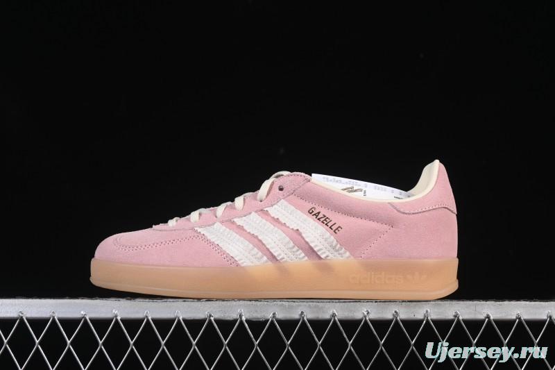 Adidas Originals Gazelle Indoor Retro Casual Slip-Resistant Wear-Resistant Low-Top Skate Shoes - JS1413