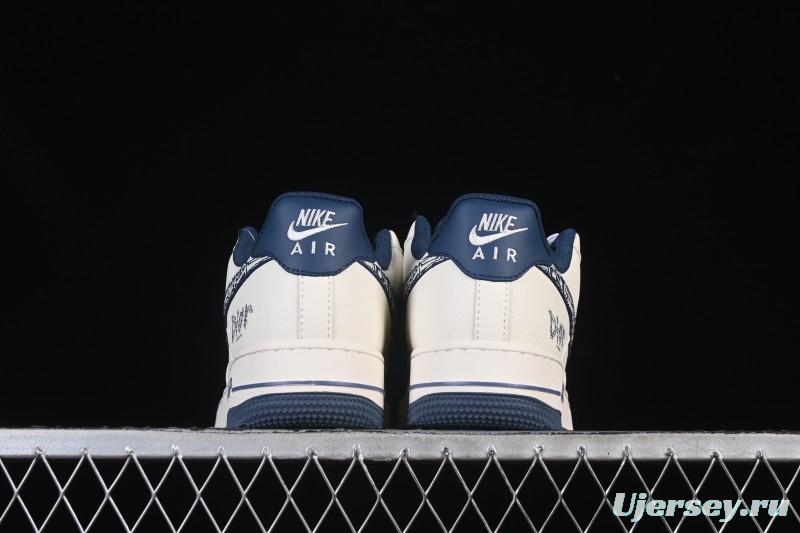 Nike Air Force 1 '07 Low Dior Collaboration Milan Embroidery Low-Top Casual Sneakers - XD2588-608