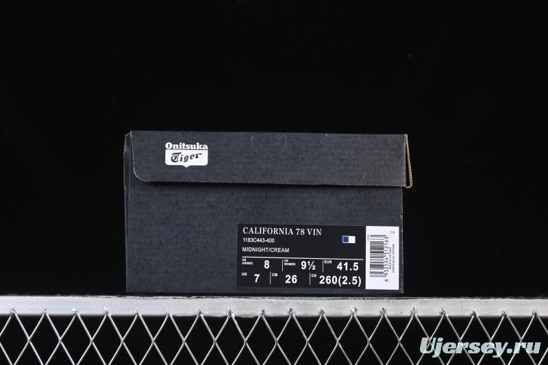 Onitsuka Tiger EDR 78 Comfortable Versatile Slip-Resistant Low-Top Running Shoes - 1183C443-400