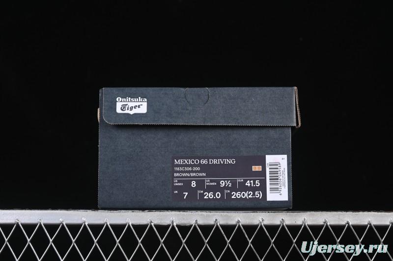 OnitsukaTiger Mexico 66 Driving Low-Top Casual Running Shoes - 1183C306-200