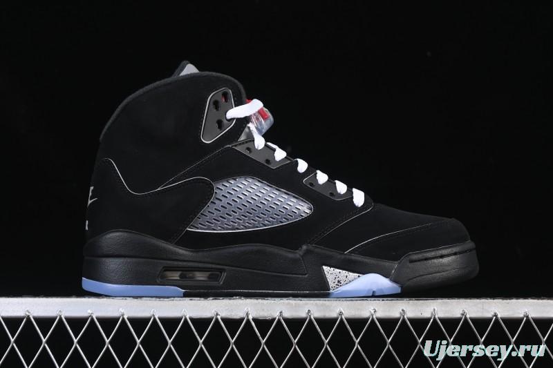 Nike Air Jordan 5 Black Metallic Reimagined Retro Basketball Shoes - HF3975-001