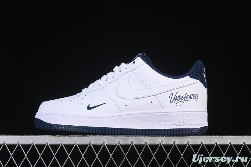 Nike Air Force 1'07 Low White Blue Casual Sneakers - ZH0316-119
