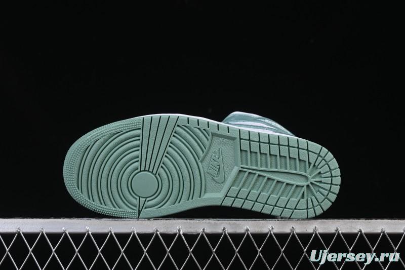 Nike Air Jordan 1 Mid Jade Smoke - BQ6472-138