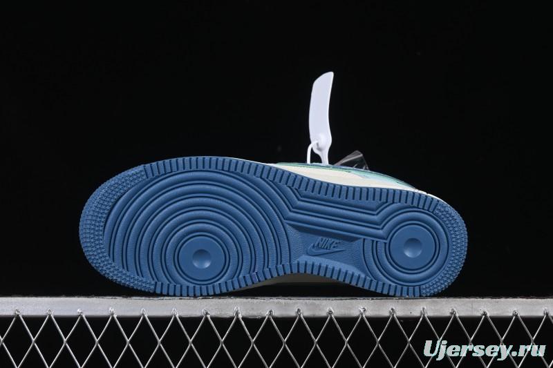 Nike Air Force 1 '07 Low LV Collaboration White Blue Casual Sneakers - YF9511-809