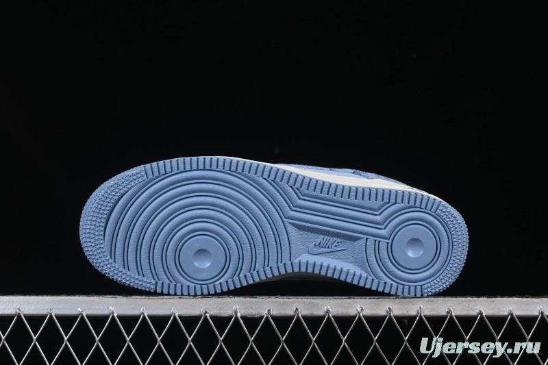 Nike Air Force 1 '07 Low LV Collaboration Light Blue Casual Sneakers - YF9511-823