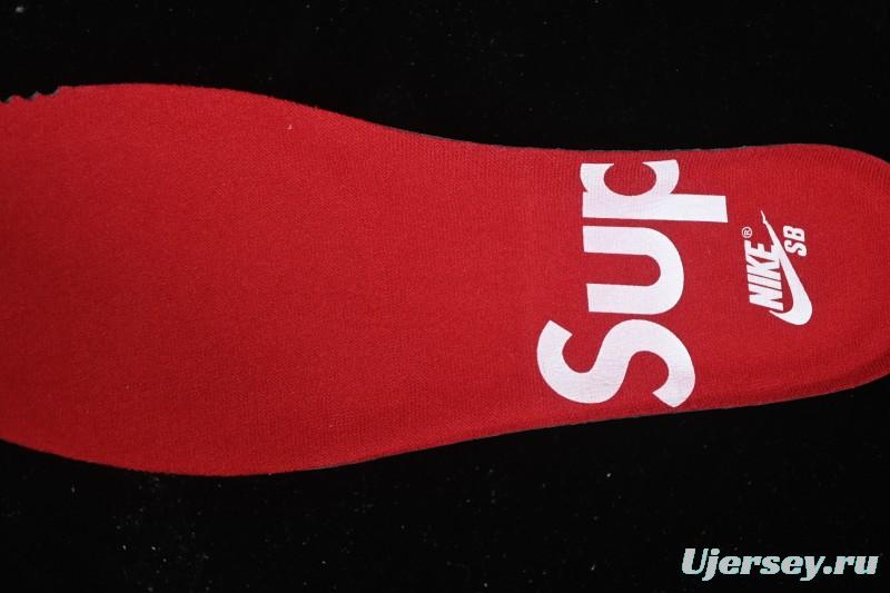 Nike Supreme x Dunk SB Dunk Low Brown Yellow Low-Top Casual Skate Shoes - HQ8487-300