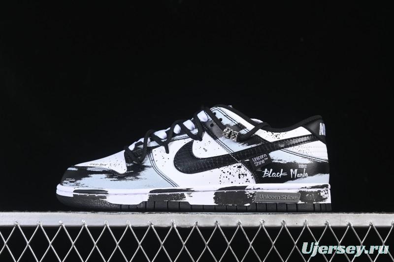 Nike SB Dunk Low Strap Custom Low-Top Casual Skate Shoes - DD1391-100