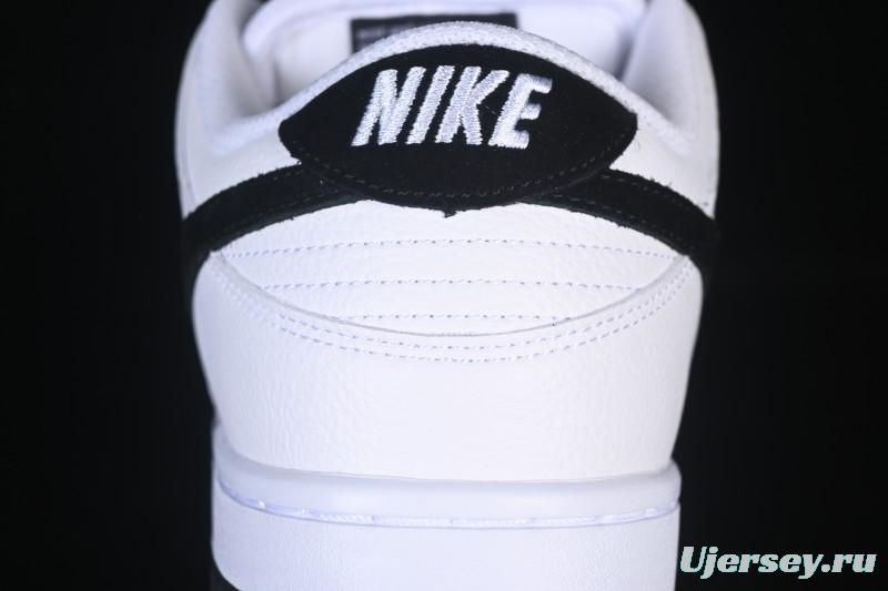 Nike SB Dunk Low Classic White Black Low-Top Casual Skate Shoes HF3704-100
