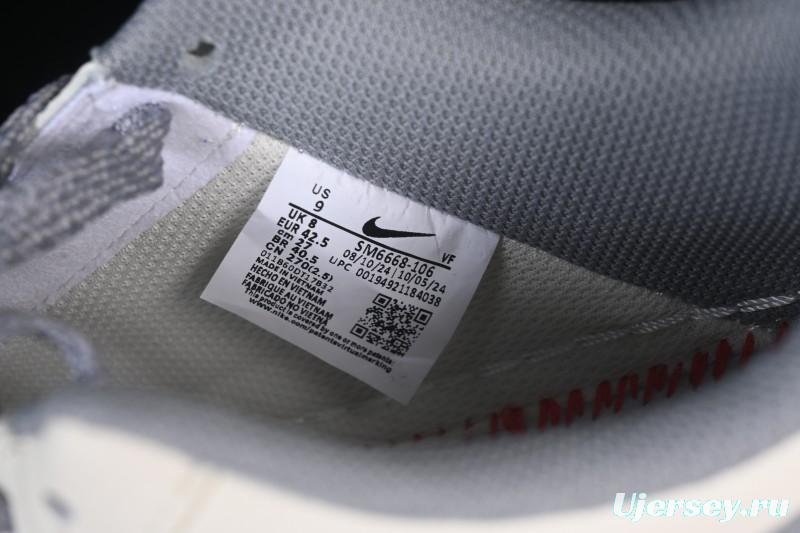 Nike Air Force 1'07 Low Classic Gray Casual Sneakers - SM6668-106