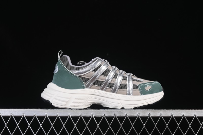 Nike P-6000 Retro Casual Sports Kids Shoes - Gray Green White Swoosh
