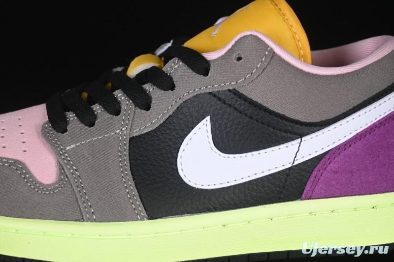 Nike Air Jordan 1 Low Tokyo Bio Hack Casual Sneakers - HQ2010-005