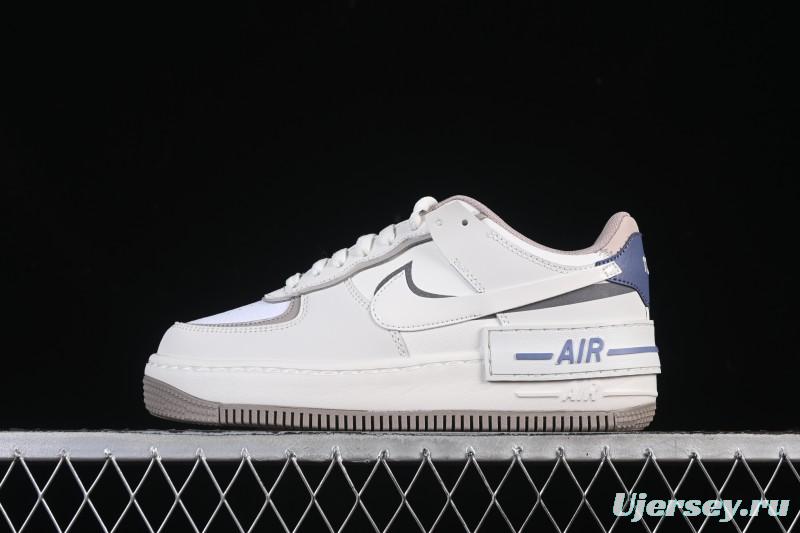 Nike Air Force 1 Shadow Lightweight Platform Low-Top Casual Sneakers - IO7594-101