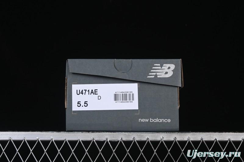 New Balance 471 Series Fabric and Leather Casual Lifestyle Shoes - U471AE