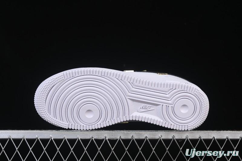 Nike Air Force 1'07 Low Four Hook Black White Casual Sneakers - ZH0316-113