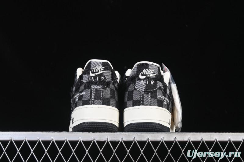 Nike Air Force 1 '07 Low LV Collaboration White Black Casual Sneakers - YF9511-817