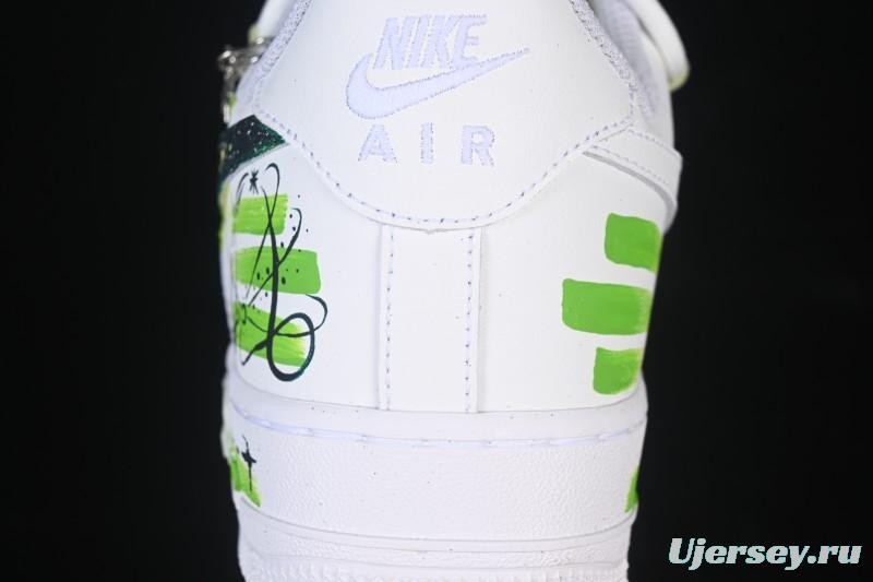 Nike Air Force 1 '07 Low Capricorn Hand-Painted Doodle Zodiac Series Casual Sneakers - 1222119