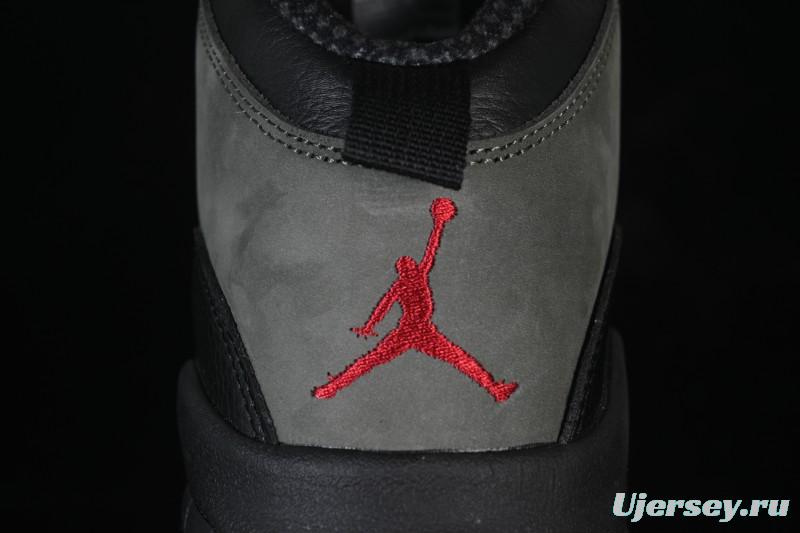 Nike Air Jordan 10 Retro Shadow Grey Basketball Shoes - HJ6779-001