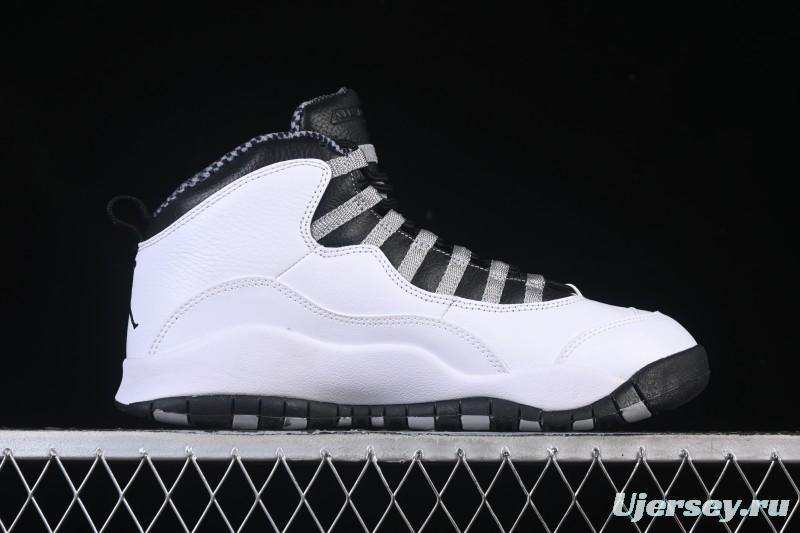 Nike Air Jordan 10 Retro Light Steel Grey Basketball Shoes - HJ6779-104