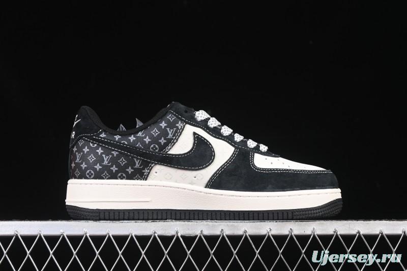 Nike Air Force 1 '07 Low LV Collaboration Stitched Label Print Casual Sneakers - CX5050-Y10