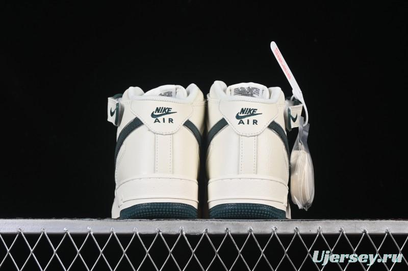 Nike Air Force 1'07 Mid Casual Shoes with Reflective Design and Full-Length Air Cushion - XL0236-235