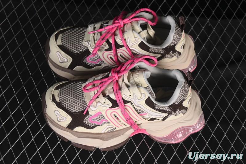 Adidas GG-CC Star Same Style Lace-up Hollow Crystal Sole Chunky Sneakers - G25X3232B