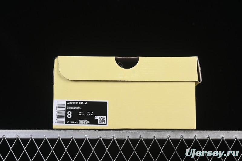 Nike Air Force 1 '07 Low Supreme Collaboration White Blue Gray Red Casual Sneakers - XD2588-602