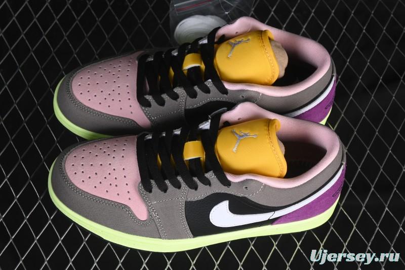 Nike Air Jordan 1 Low Tokyo Bio Hack Casual Sneakers - HQ2010-005