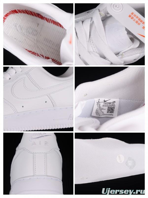 Nike Air Force 1 '07 Low Classic All-White Low-Top Casual Sneakers - CW2288-111