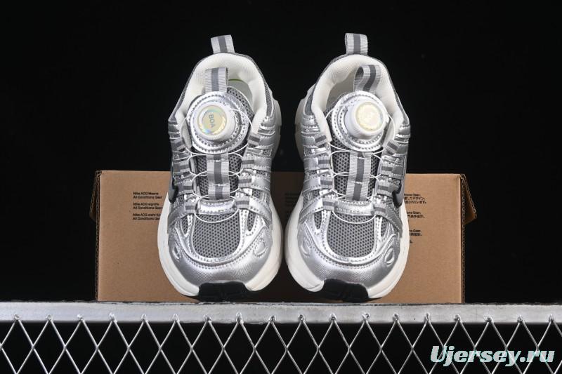 Nike P-6000 Retro Casual Sports Kids Shoes - Silver White Swoosh