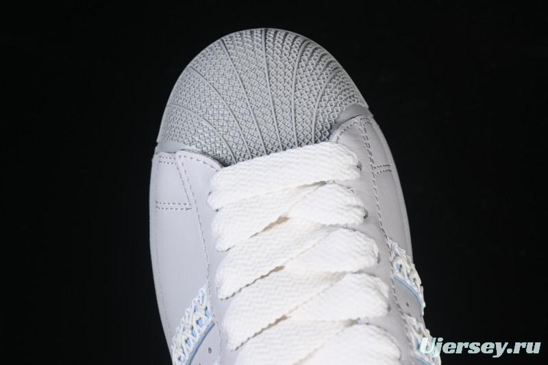 Adidas Superstar II J Casual Sneakers with Shell Toe Design - JQ8729