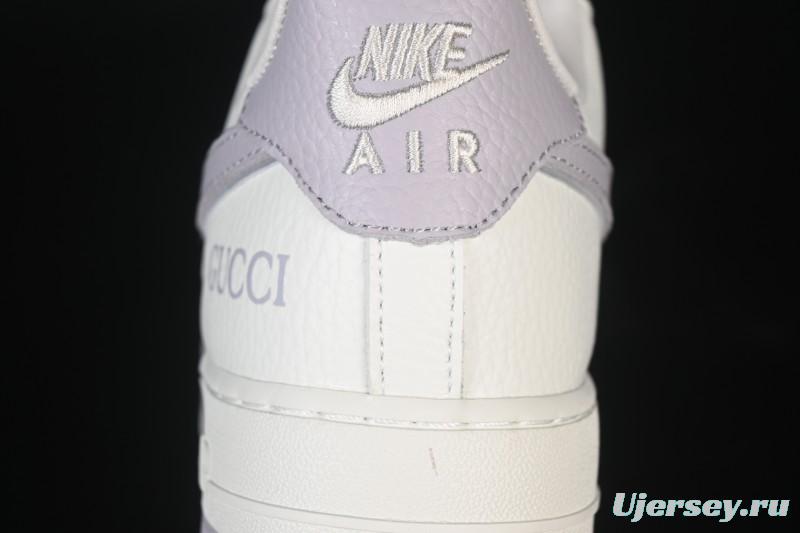 Nike Air Force 1'07 Low Gucci Collaboration White Light Brown Low-Top Casual Sneakers - YF9511-807