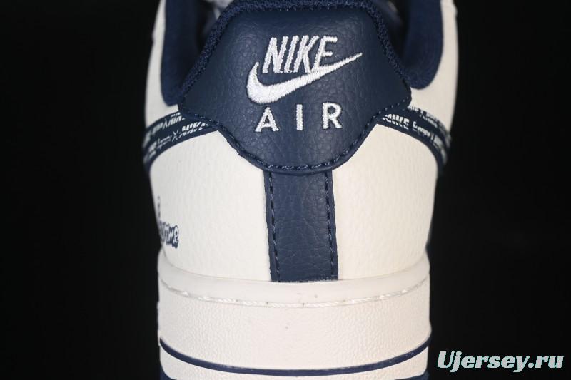 Nike Air Force 1'07 Low Collaboration Beige Camouflage Red Blue Hook Casual Skate Shoes - XD2588-609