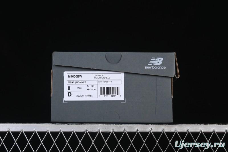 New Balance 1000 Series Retro Dad Style Low-Top Casual Running Shoes - M1000BW