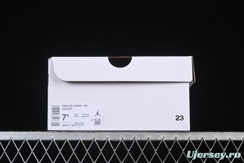 Nike Air Jordan 1 Mid Jade Smoke - BQ6472-138