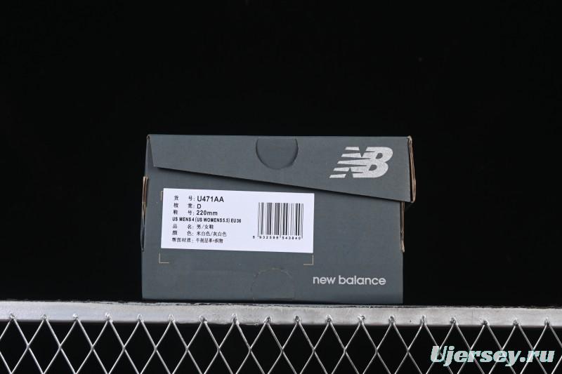 New Balance 471 Series Fabric and Leather Lifestyle Casual Shoes - U471AA