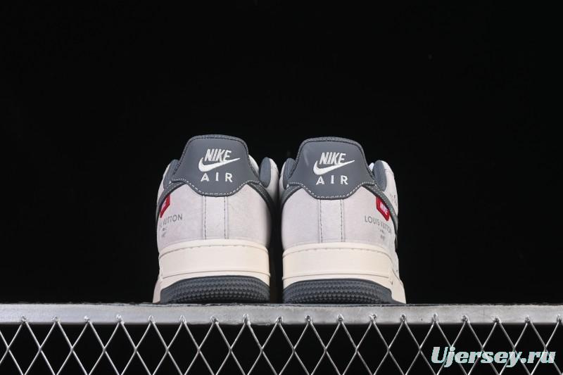 Nike Air Force 1 '07 Low LV Collaboration Grey Hook Woven Label Casual Sneakers - CX5050-Y25