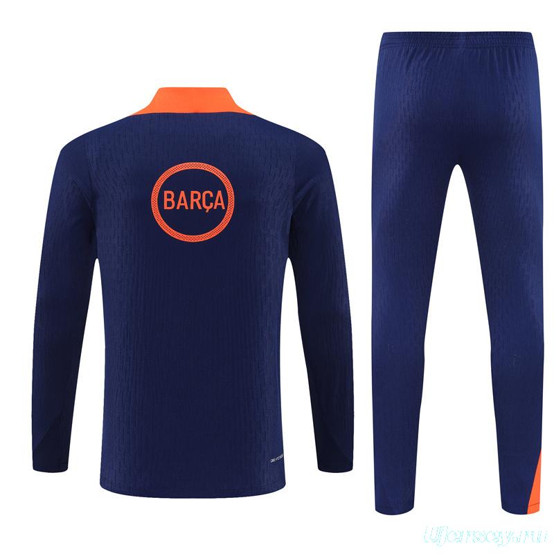 25/26 Barcelona Blue Orange Camouflage T90 Short Sleeve Jersey+Shorts