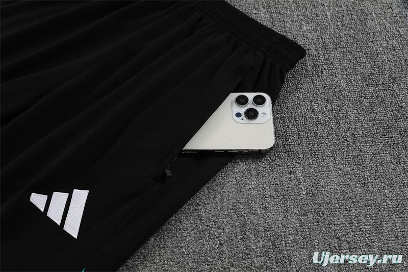 Player Version 25/26 Liverpool Green AD on Both Sleeves Half Zipper Jacket+Long Pants