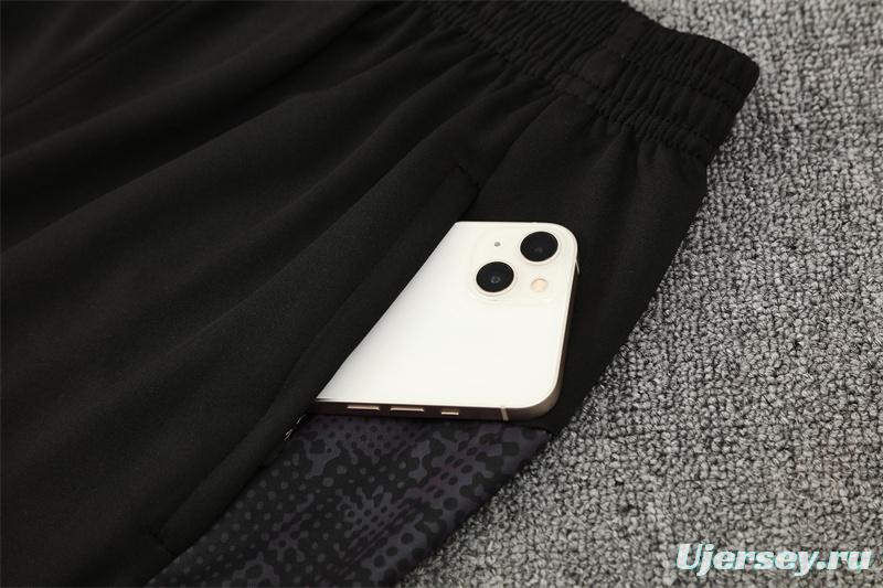 25/26 AC Milan Green Camouflage Half Zipper Jacket+Long Pants