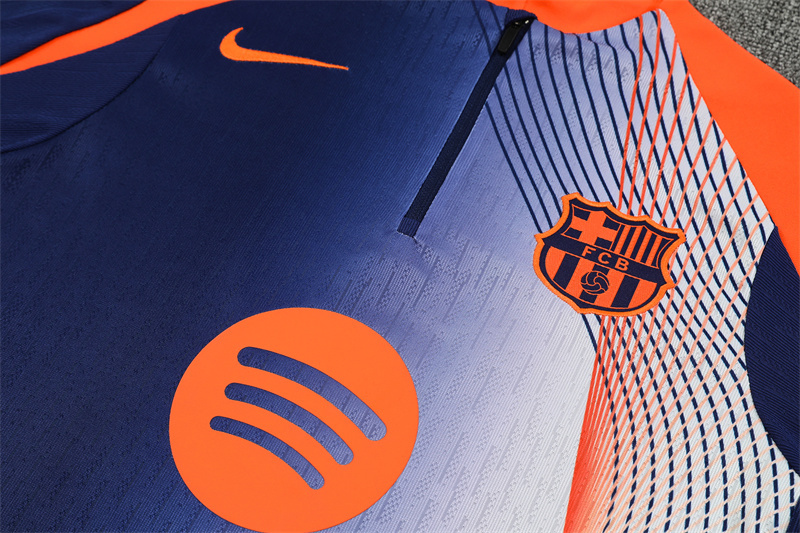 25/26 Barcelona Blue Orange Camouflage T90 Short Sleeve Jersey+Shorts