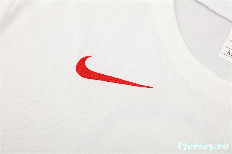 25/26 PSG White T90 with XS Short Sleeve+Soccer Shorts