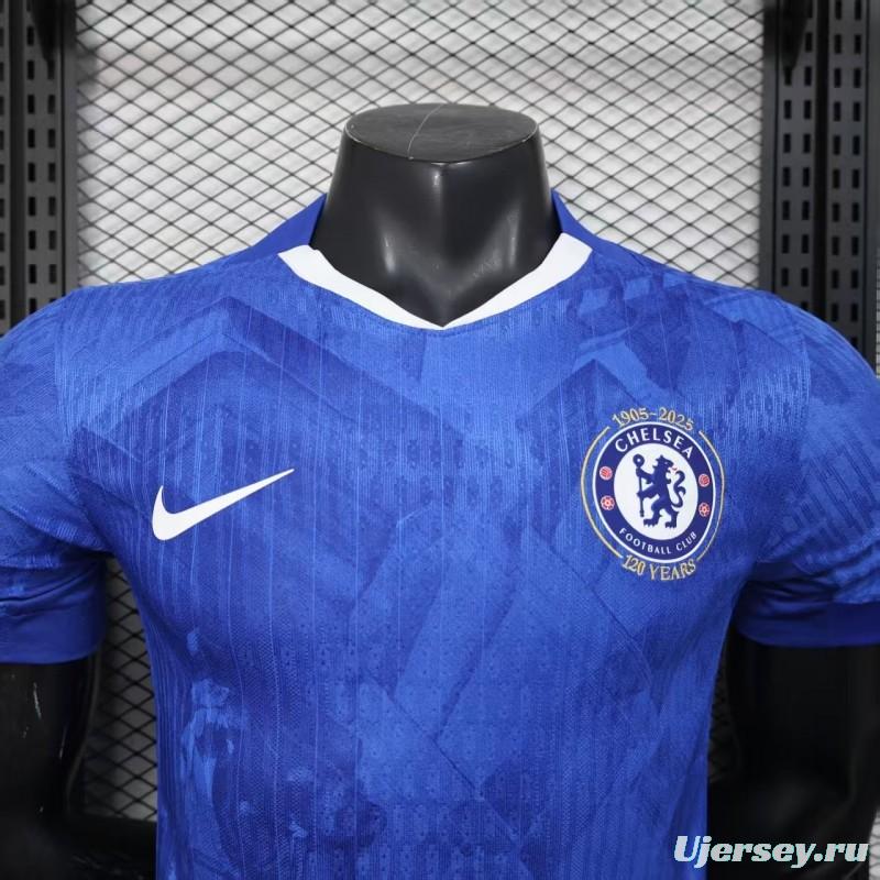 Player Version 25/26 Chelsea Blue 120Th Anniversary Jersey