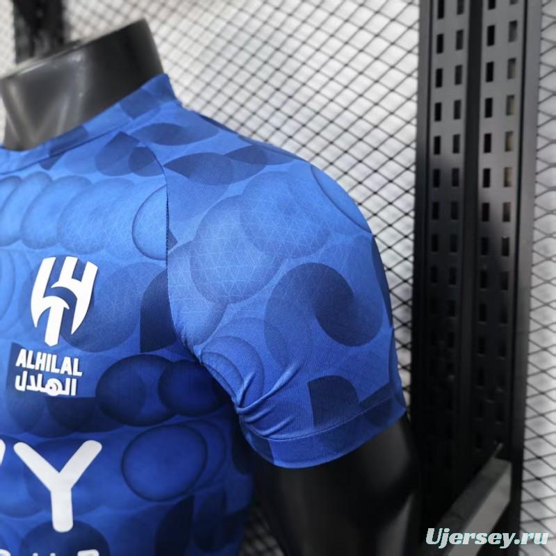 Player Version 25/26 Al Hilal Pre-Match Blue Jersey
