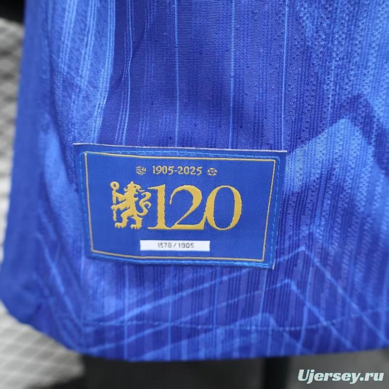 Player Version 25/26 Chelsea Blue 120Th Anniversary Jersey