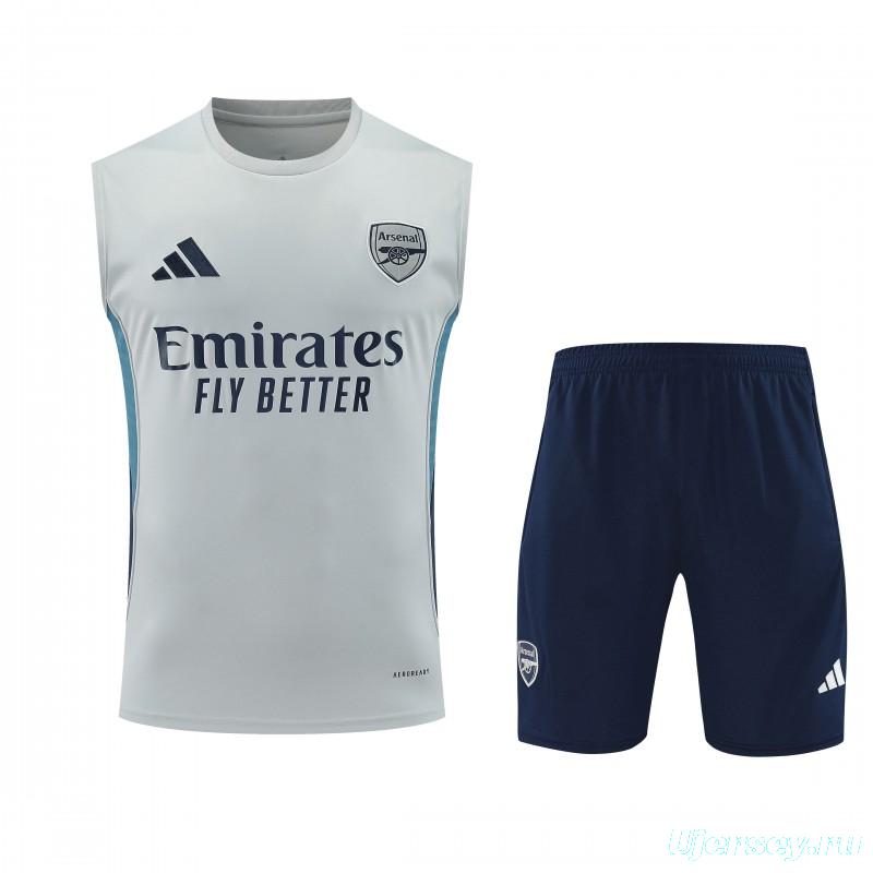 25/26 Real Madrid White Vest Jersey+Shorts
