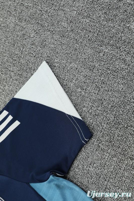 25/26 Real Madrid Navy Short Sleeve Jersey+Shorts