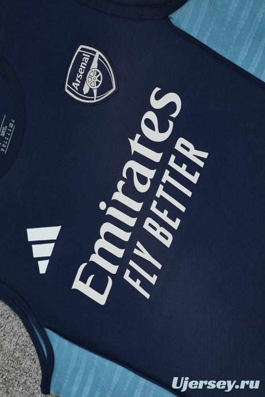 25/26 Real Madrid Navy Vest Jersey+Shorts