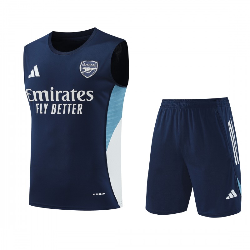 25/26 Real Madrid Navy Vest Jersey+Shorts